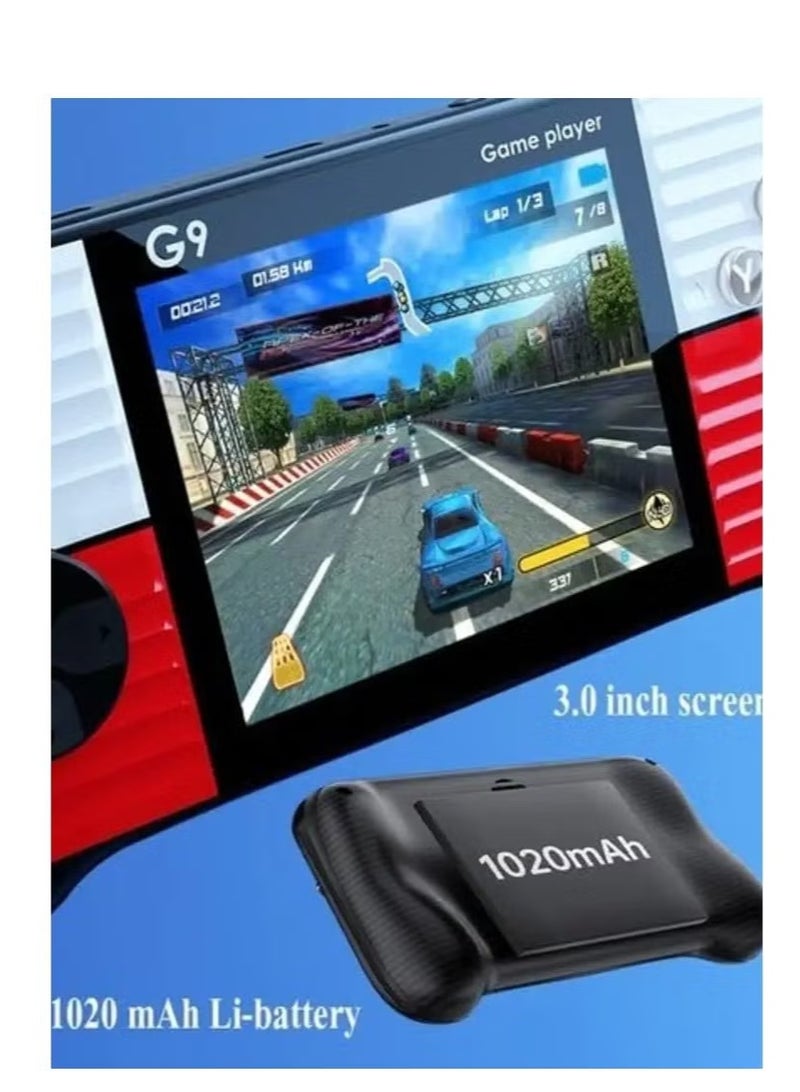 Handheld Game Console with 666 Built-in Games – 3 Inch HD Screen, TV Output Support, Portable Mini Arcade for Kids, Travel Gaming Device, Perfect Gift - Image 1